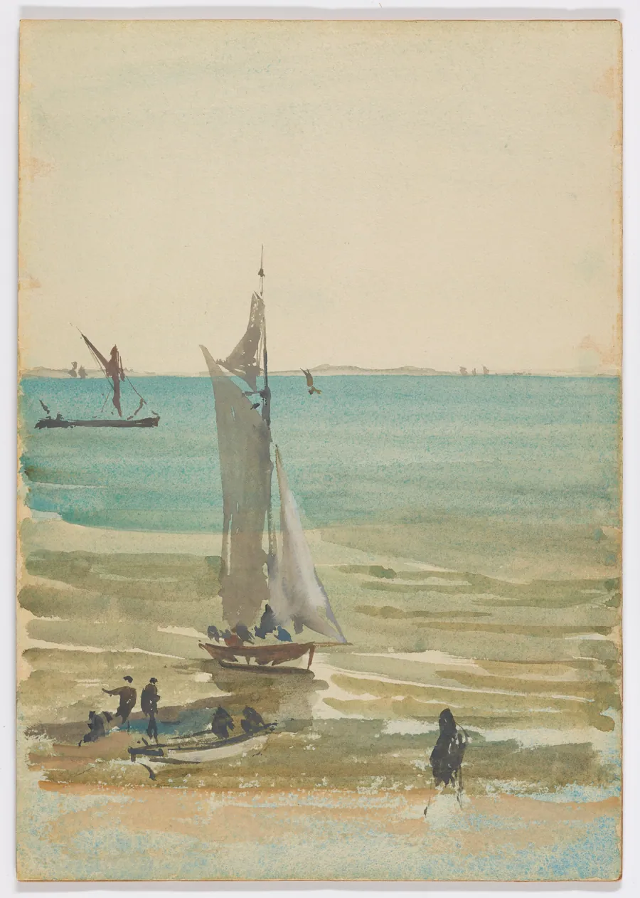 Southend–The Pleasure Yacht by James McNeill Whistler (1834-1903)