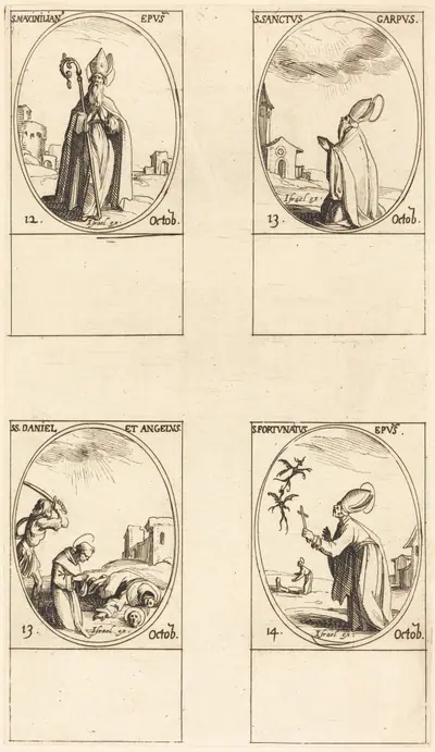 St. Maximilian; St. Carpus; St. Daniel and Angelus; St. Fortunatus