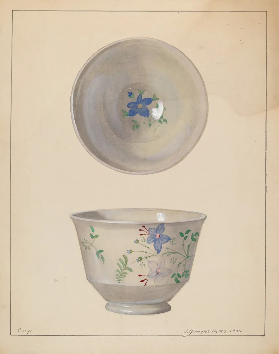 Tea Cup by J. Howard Iams