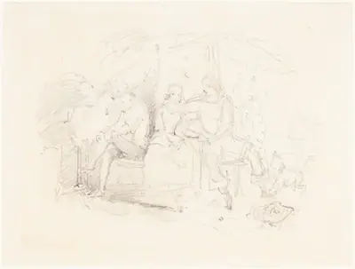 Lovers under a Tree