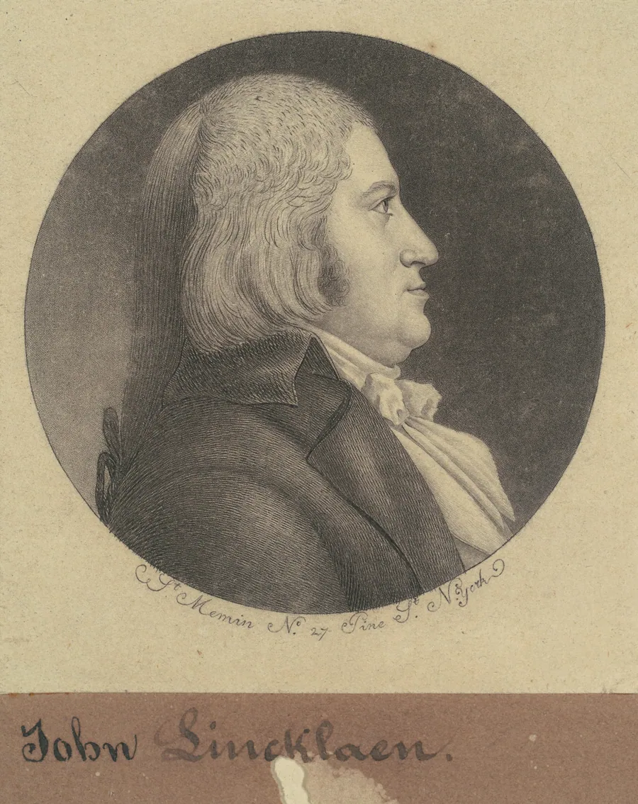 John Lincklaen by Charles B. J. Févret de Saint-Mémin