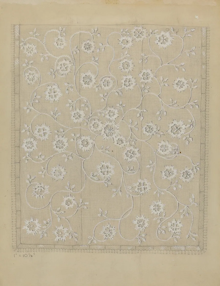 Bedspread by Millia Davenport