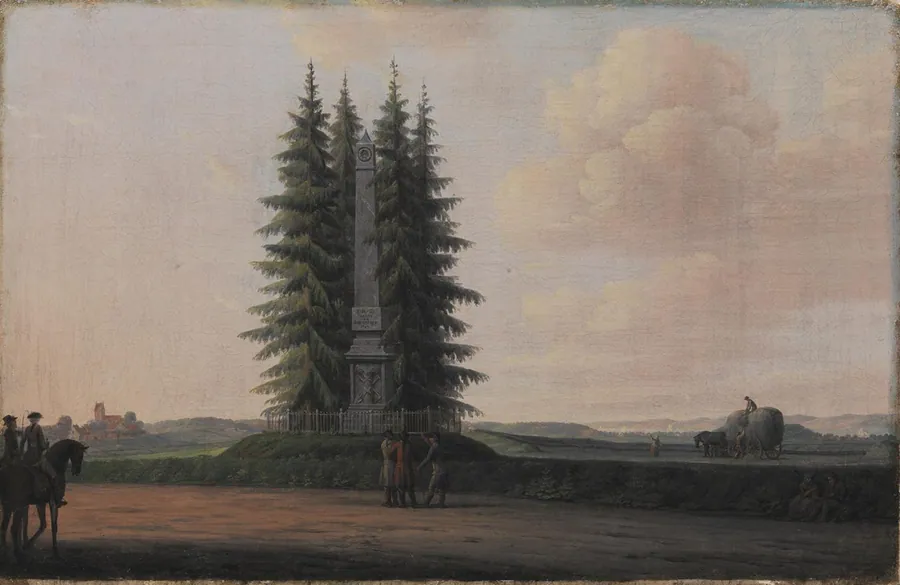 Æresstøtten for J.H.E. Bernstorff på Gentofte Bakker by Erik Pauelsen