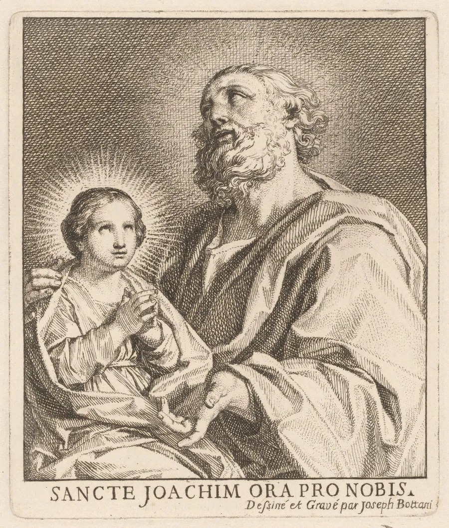 Saint Joachim and the Infant Virgin Mary by Giuseppe Bottani