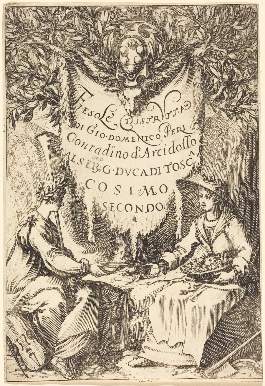La belle jardinière by Jacques Callot