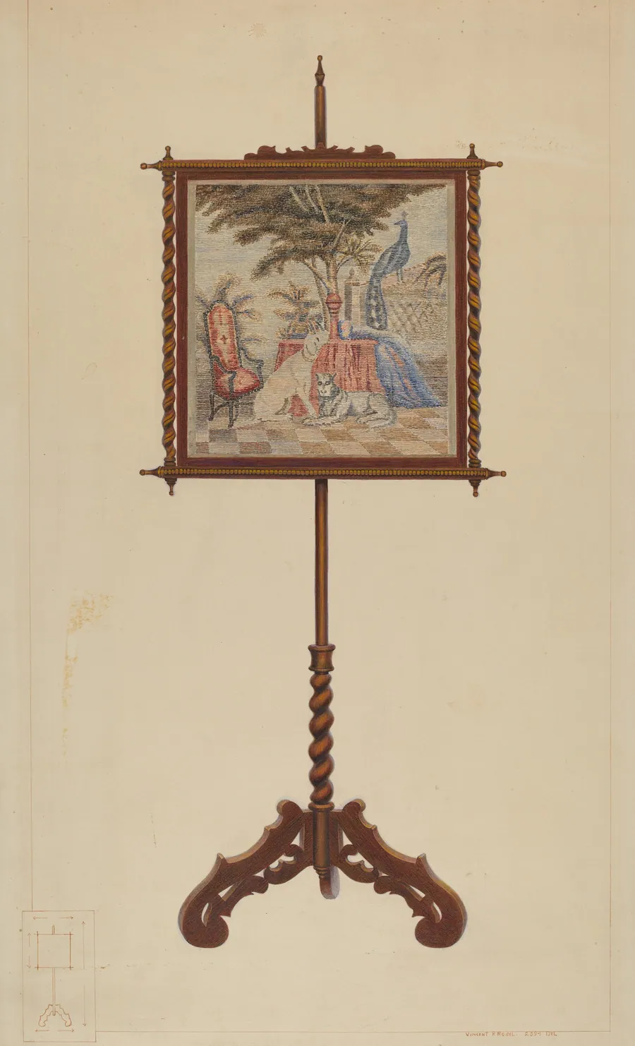 Fire Screen by Vincent P. Rosel