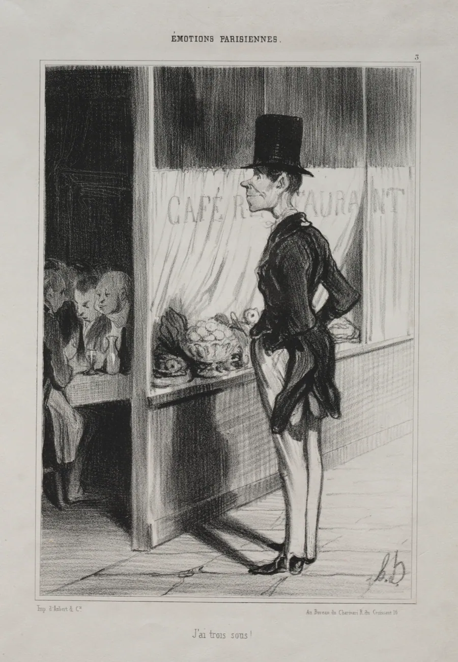 I Have Three Sous! by Honoré Daumier