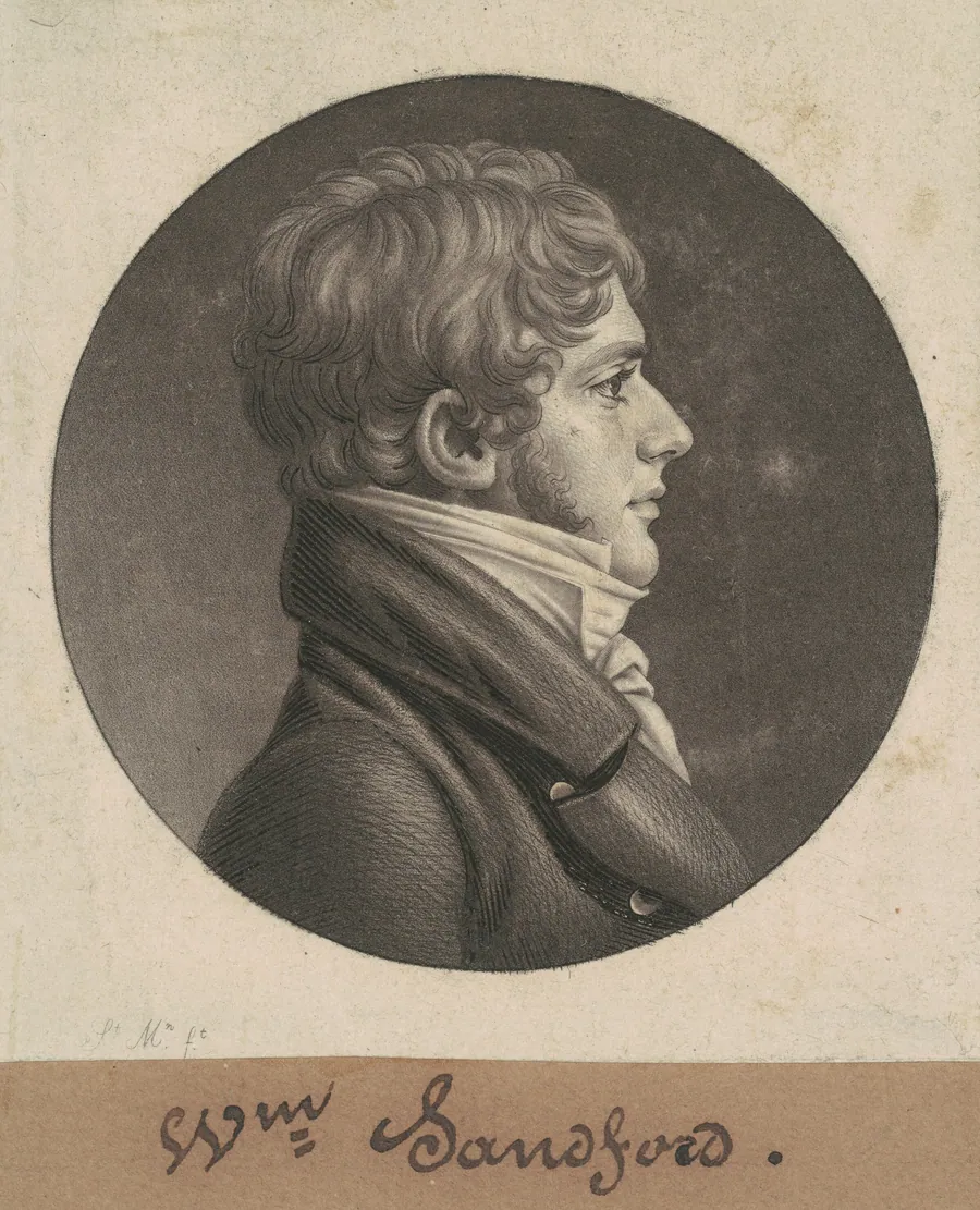 William Sanford by Charles B. J. Févret de Saint-Mémin