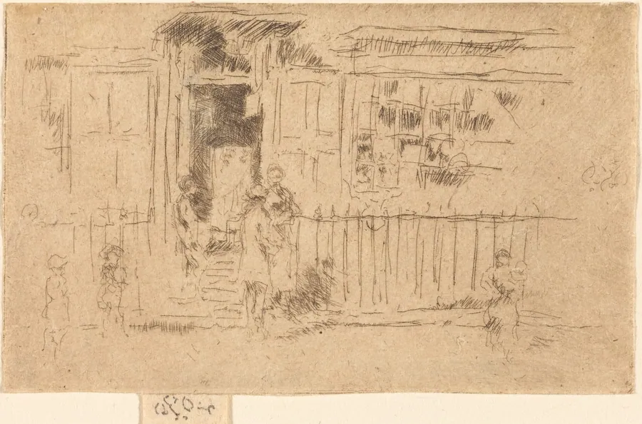 Little Steps, Chelsea by James McNeill Whistler