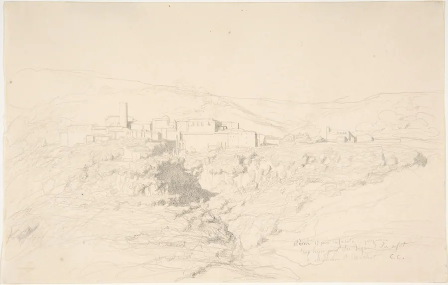 View of Nemi by Camille Corot