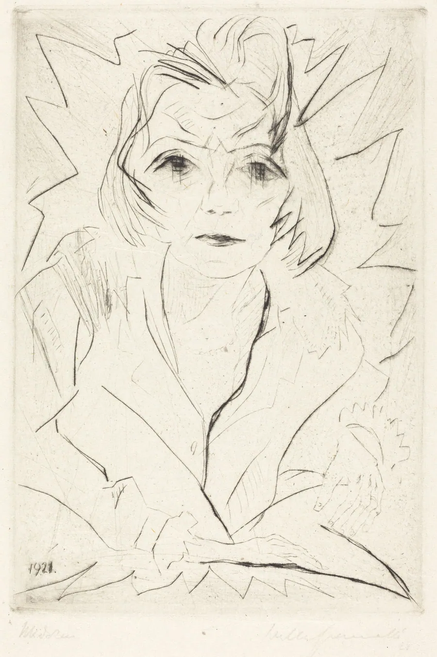 Madchen (Girl) by Walter Gramatté
