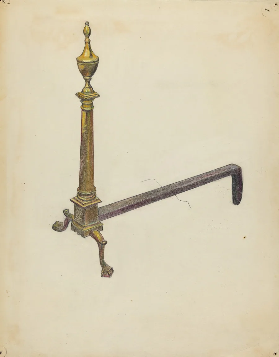 Andiron by Max Schwartz