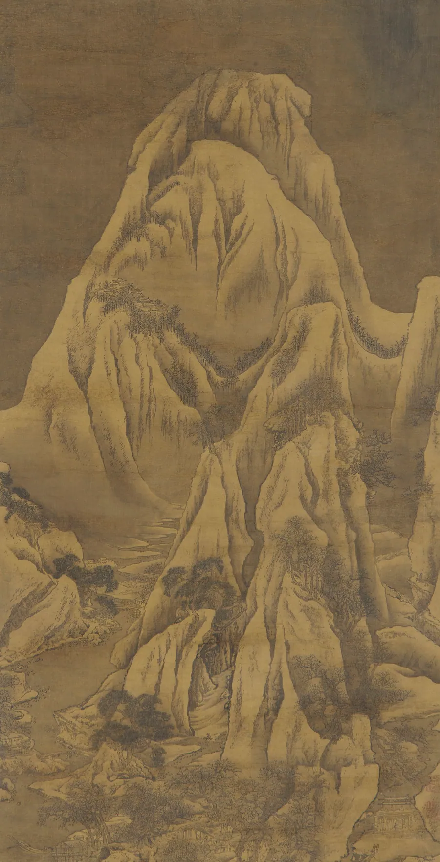 Winter landscape by Attributed to Yuan Jiang (ca. 1694-1743)