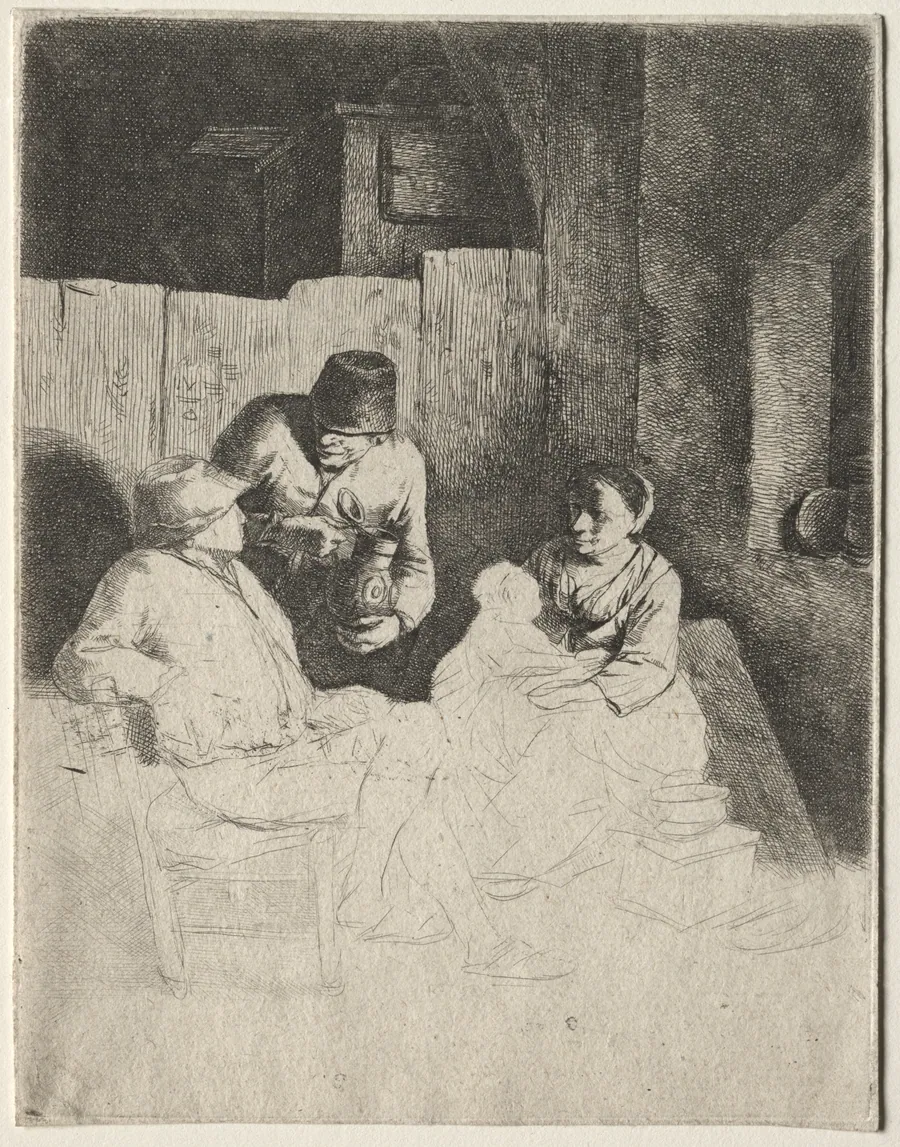 The Mother Seated in an Inn by Cornelis Pietersz Bega