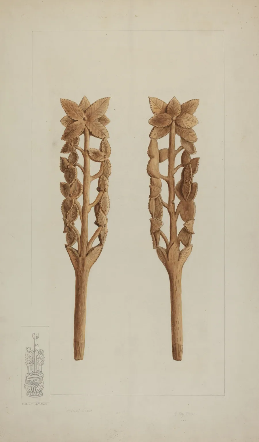 Wood Carving by A.R. Tolman