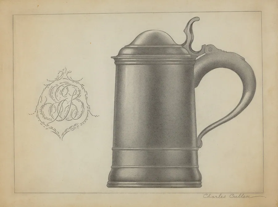 Pewter Tankard by Charles Cullen