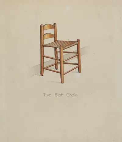 Shaker Two Slat Chair