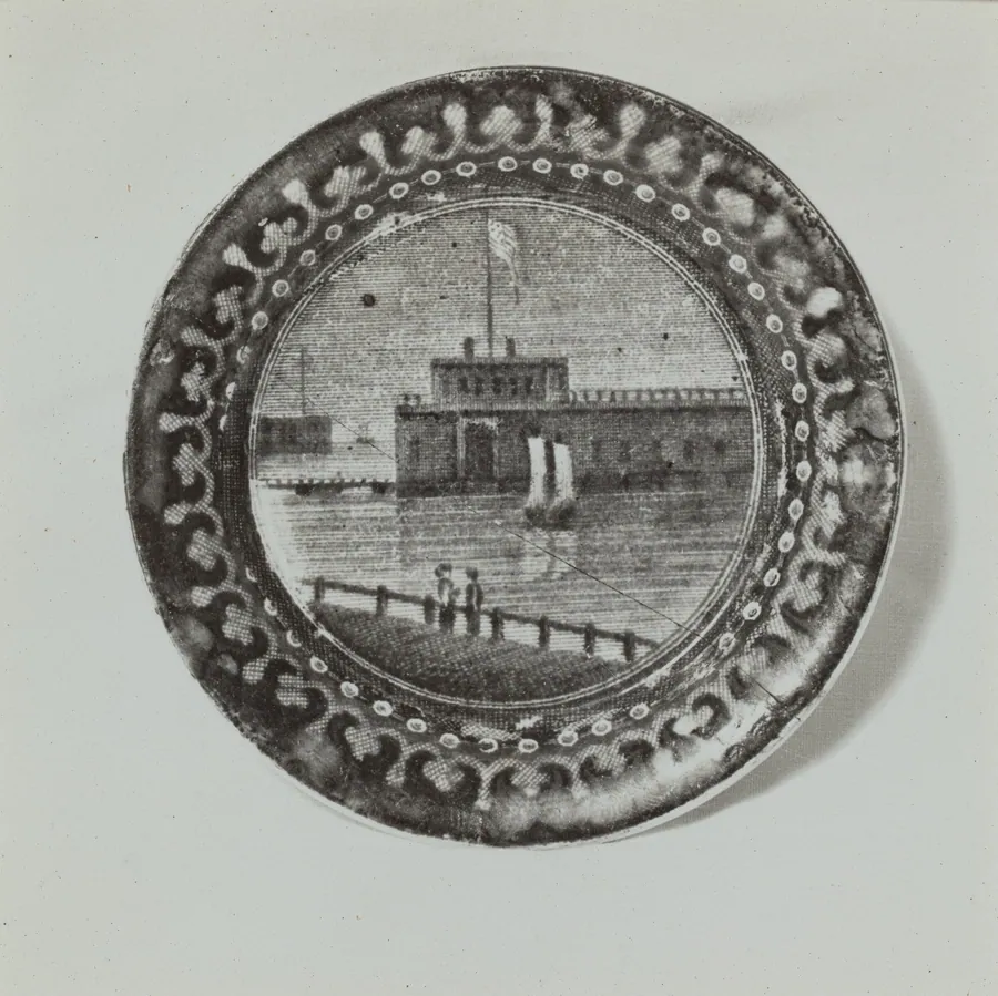 Plate - "Castle Garden and Battery" by Helmut Hiatt
