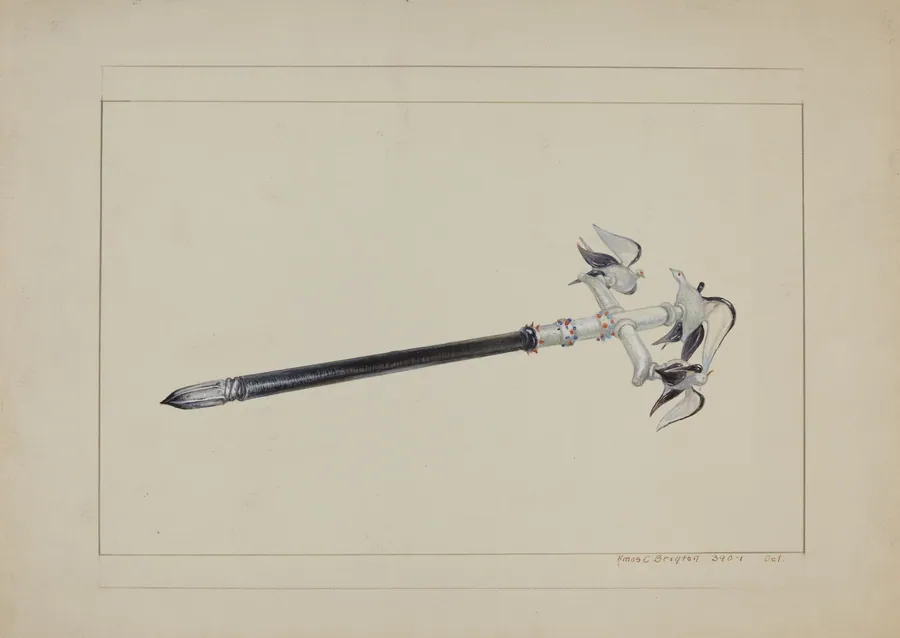 Glass Pen by Amos C. Brinton