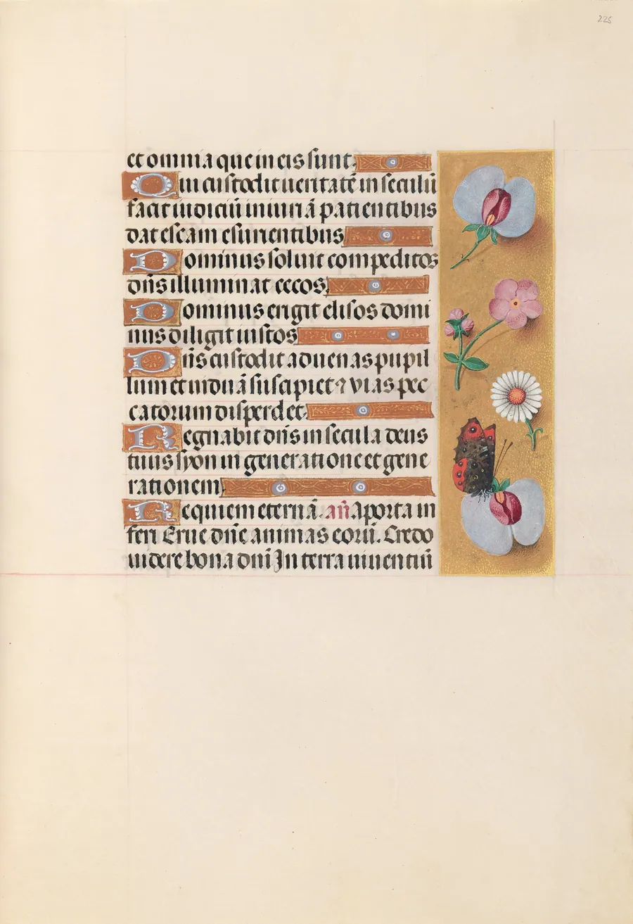 Hours of Queen Isabella the Catholic, Queen of Spain:  Fol. 225r by Master of the First Prayerbook of Maximillian