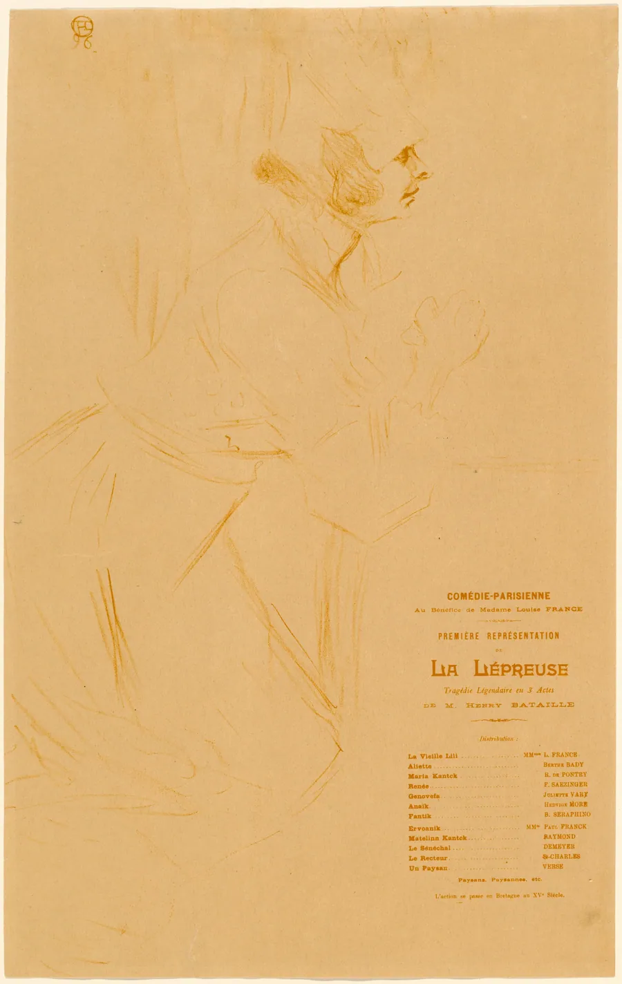 La Lépreuse by Henri de Toulouse-Lautrec