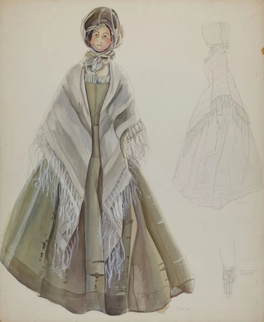 Quaker Doll by Gwyneth King