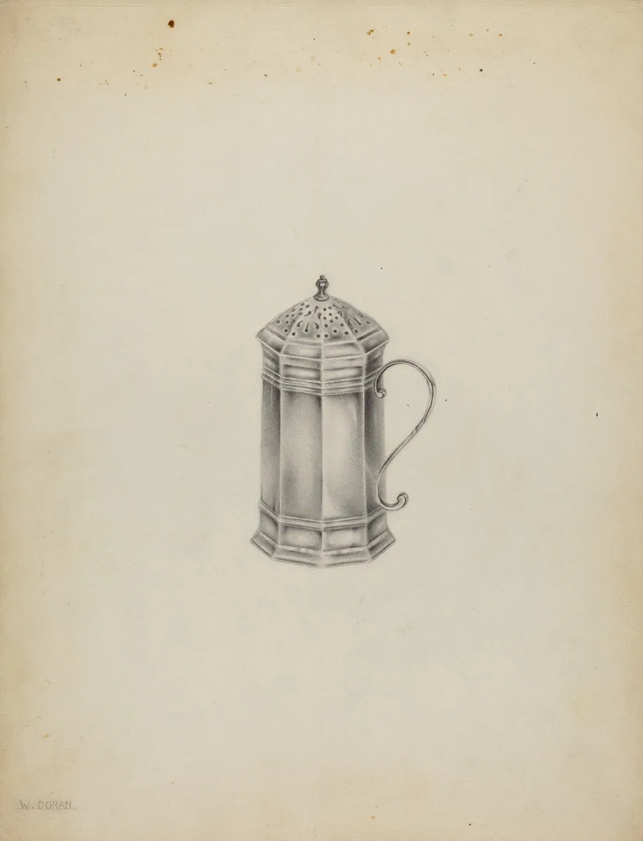 Silver Salt Cellar by Walter Doran