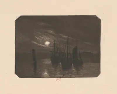 A Moonlit Harbor