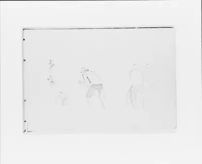 Studies of Field Laborers (from Sketchbook VII)