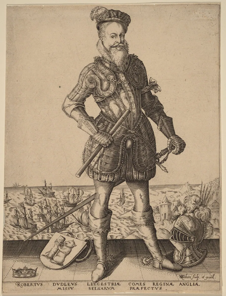 Robert Dudley, Earl of Leicester by Karel van Sichem