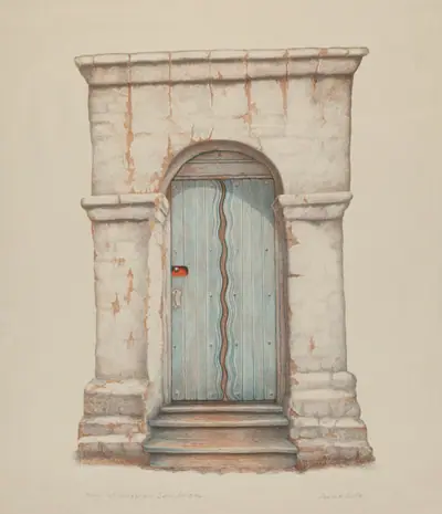 Doorway at Mission San Juan