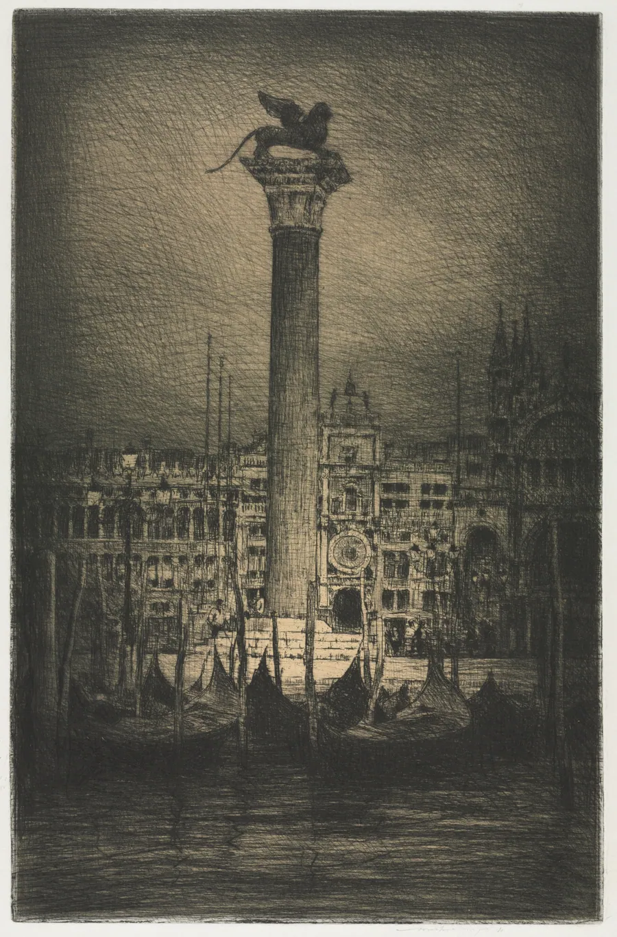 St. Mark's Piazza by Mortimer Menpes