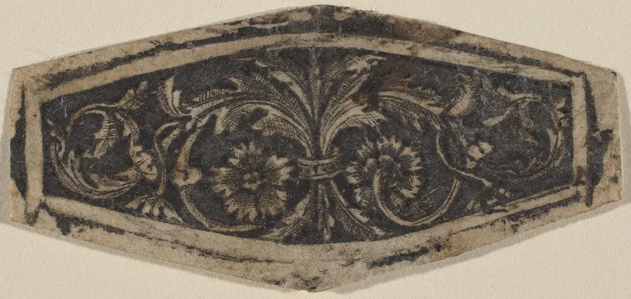 Ornament in Hexagonal Shape by Italian 15th Century
