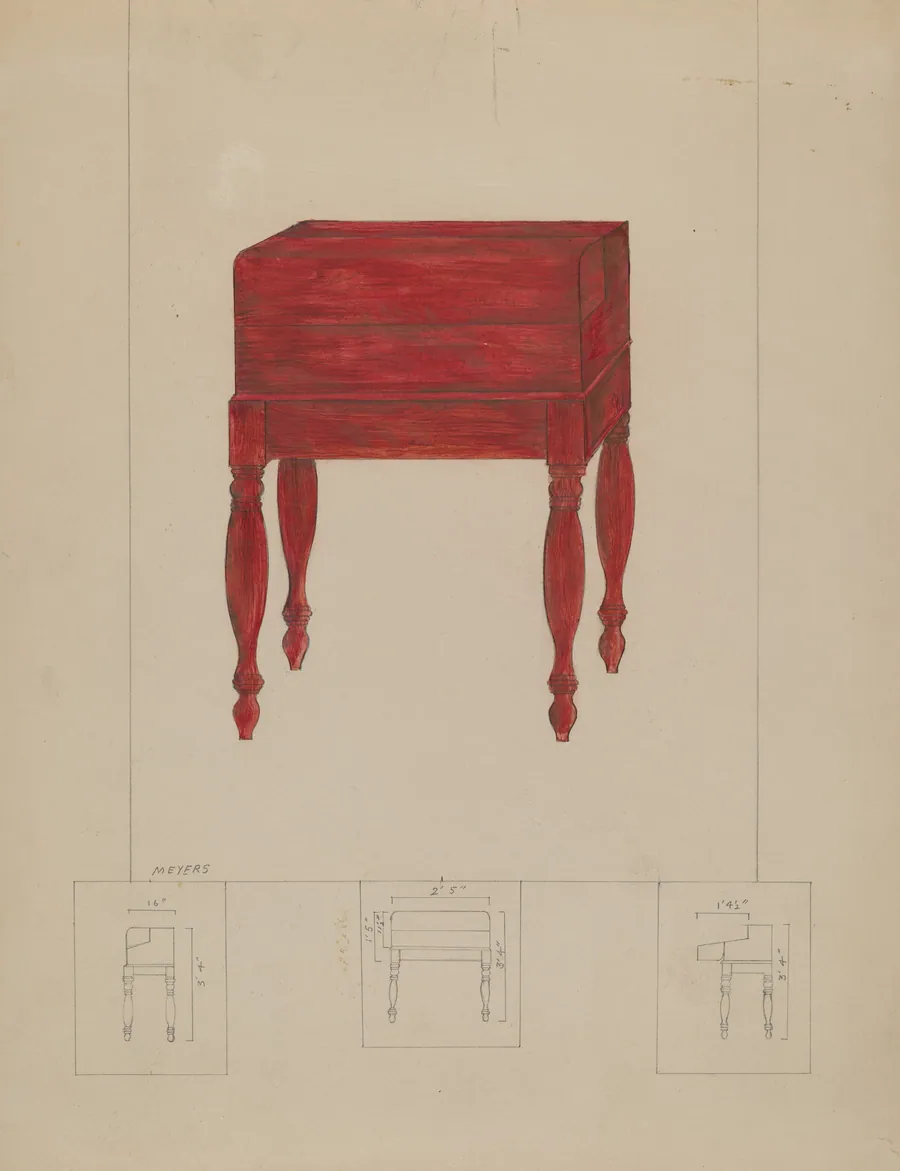 Writing Desk and Table by Henry Meyers