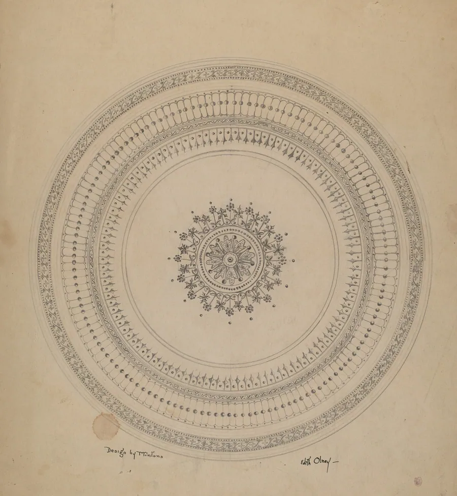 Dinner Plate by Edith Olney