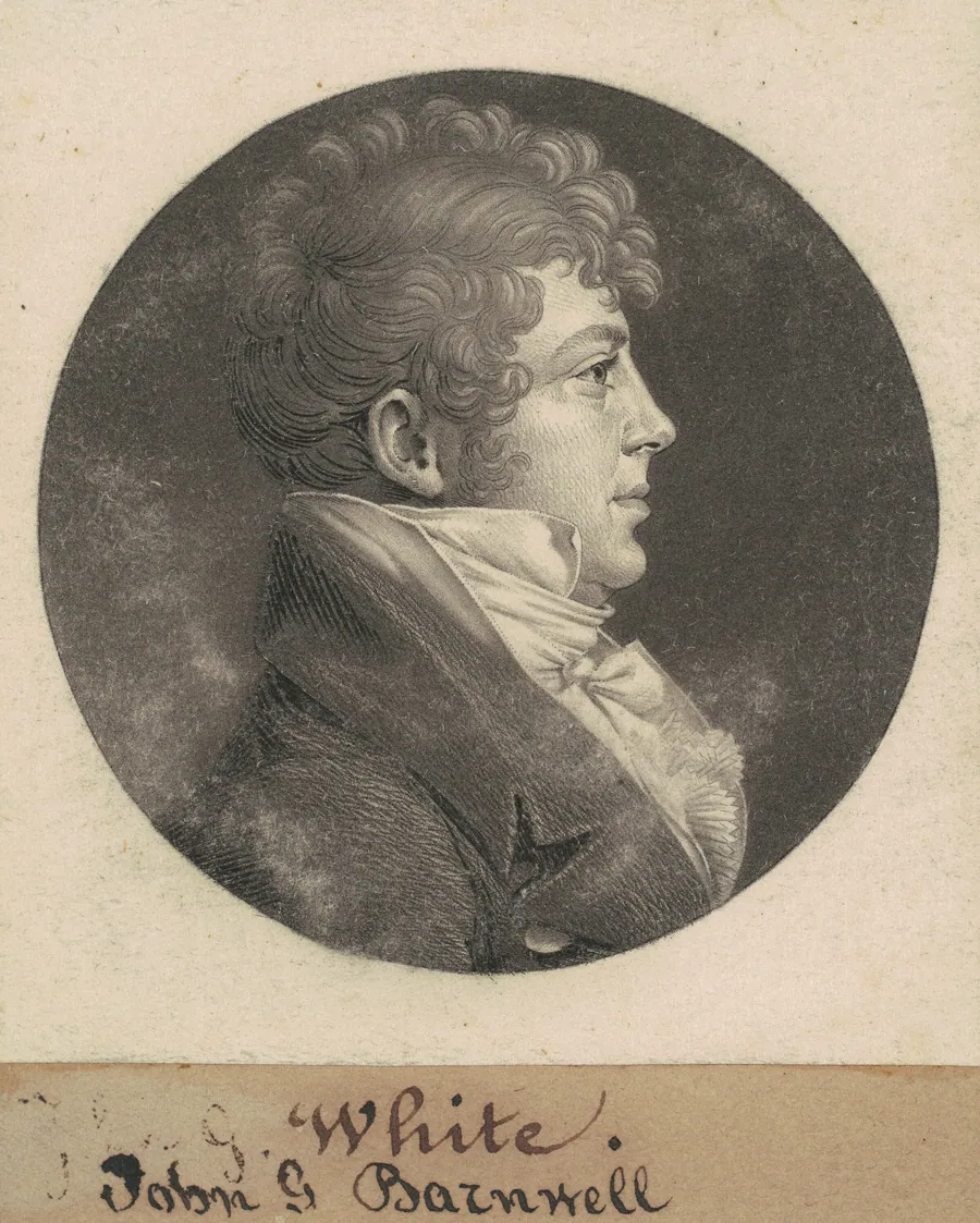 John Gibbes Barnwell by Charles B. J. Févret de Saint-Mémin