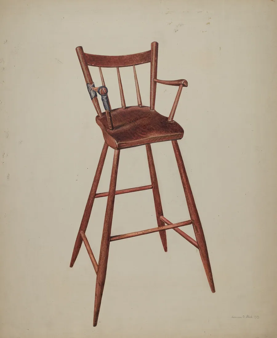 Child's High Chair by Herman O. Stroh