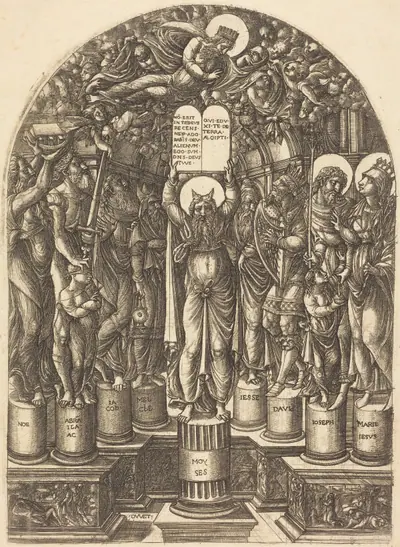Moses Surrounded by the Patriarchs