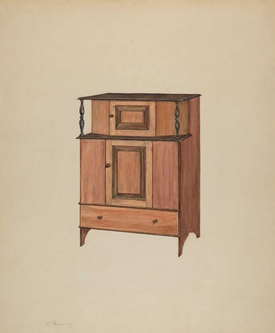 Press Cupboard by Charles Henning
