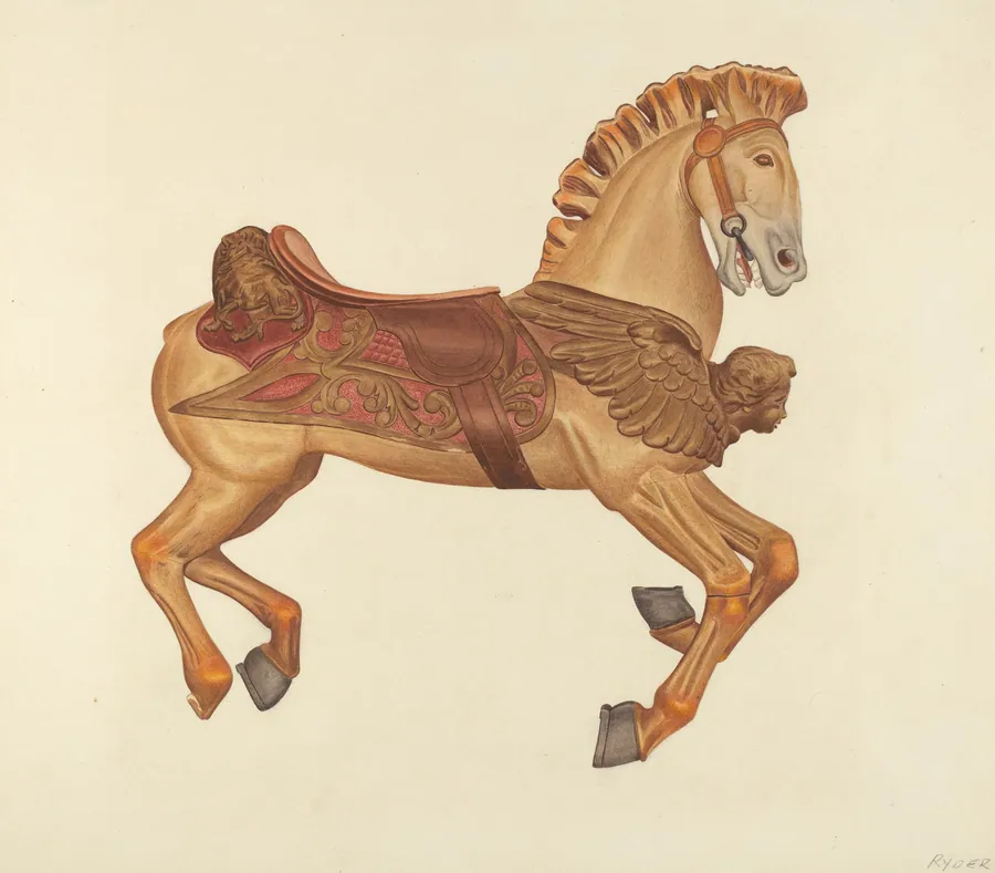 Carousel Horse by Albert Ryder