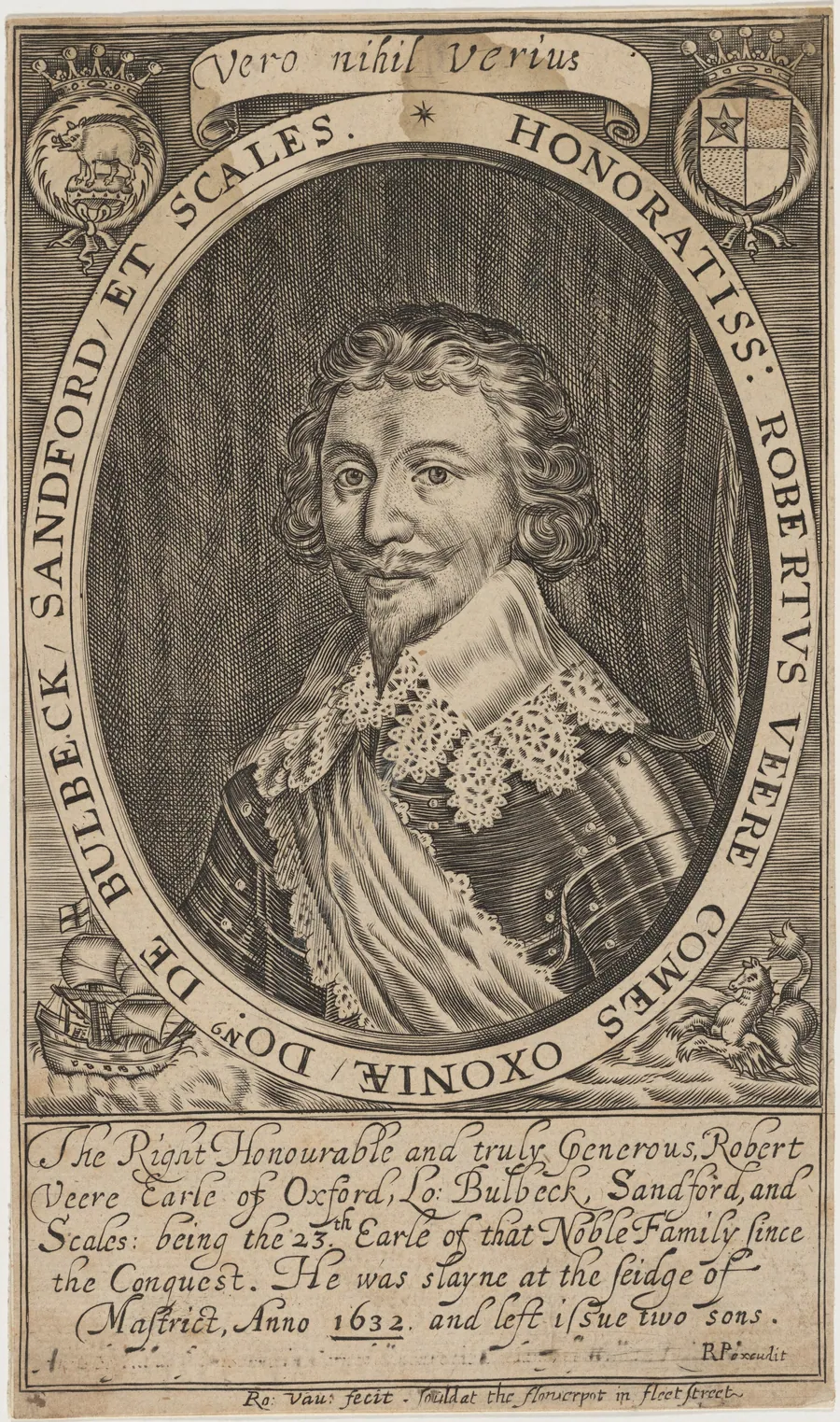 Robert de Vere, Earl of Oxford by Robert Vaughan