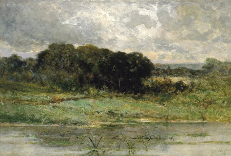 Swale Land by Edward Mitchell Bannister, born St. Andrews, New Brunswick, Canada 1828-died Providence, RI 1901