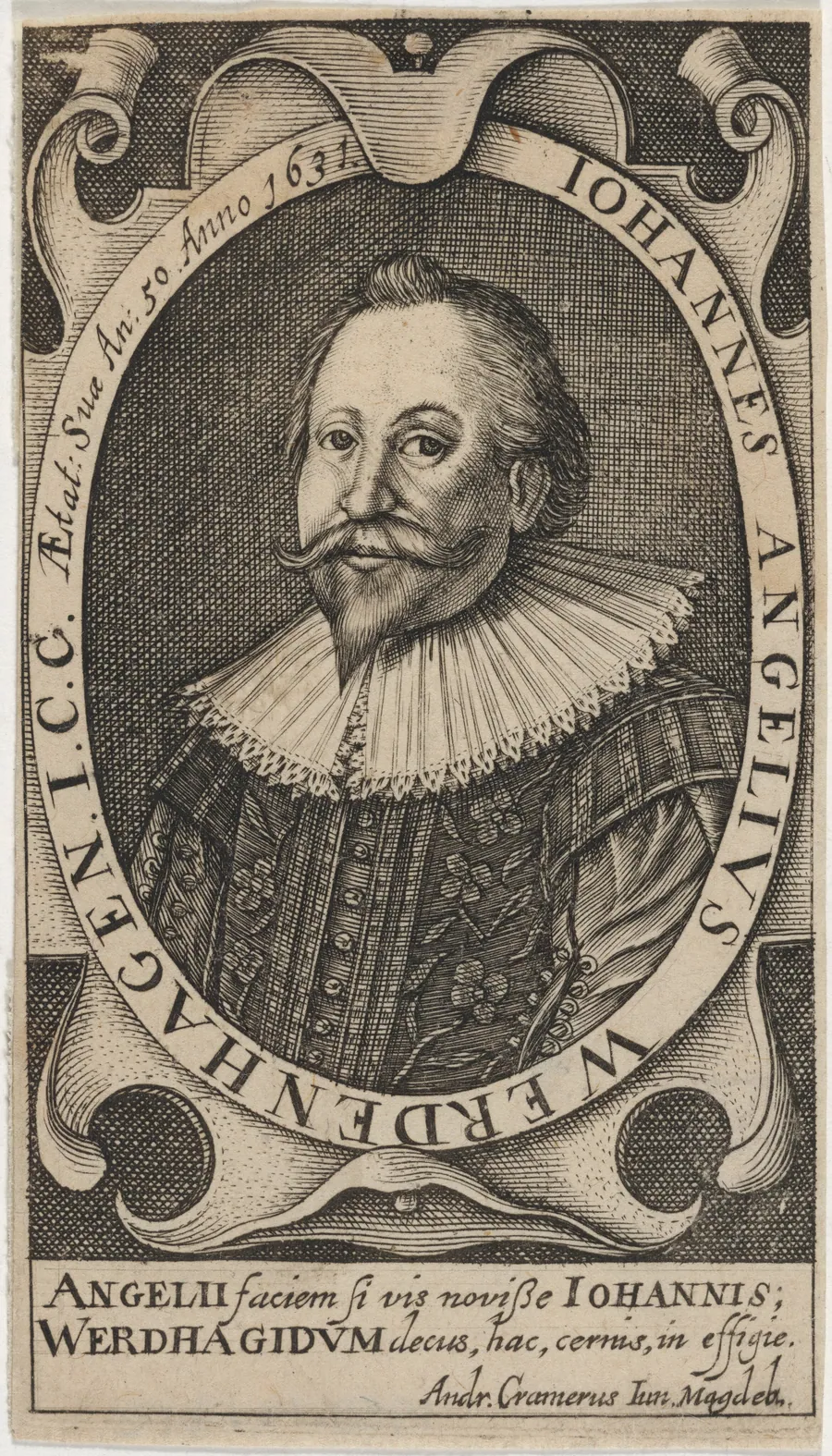 Johannes Angelius Werdenhagen by Andr. Cramerus Iun. Magdeb.