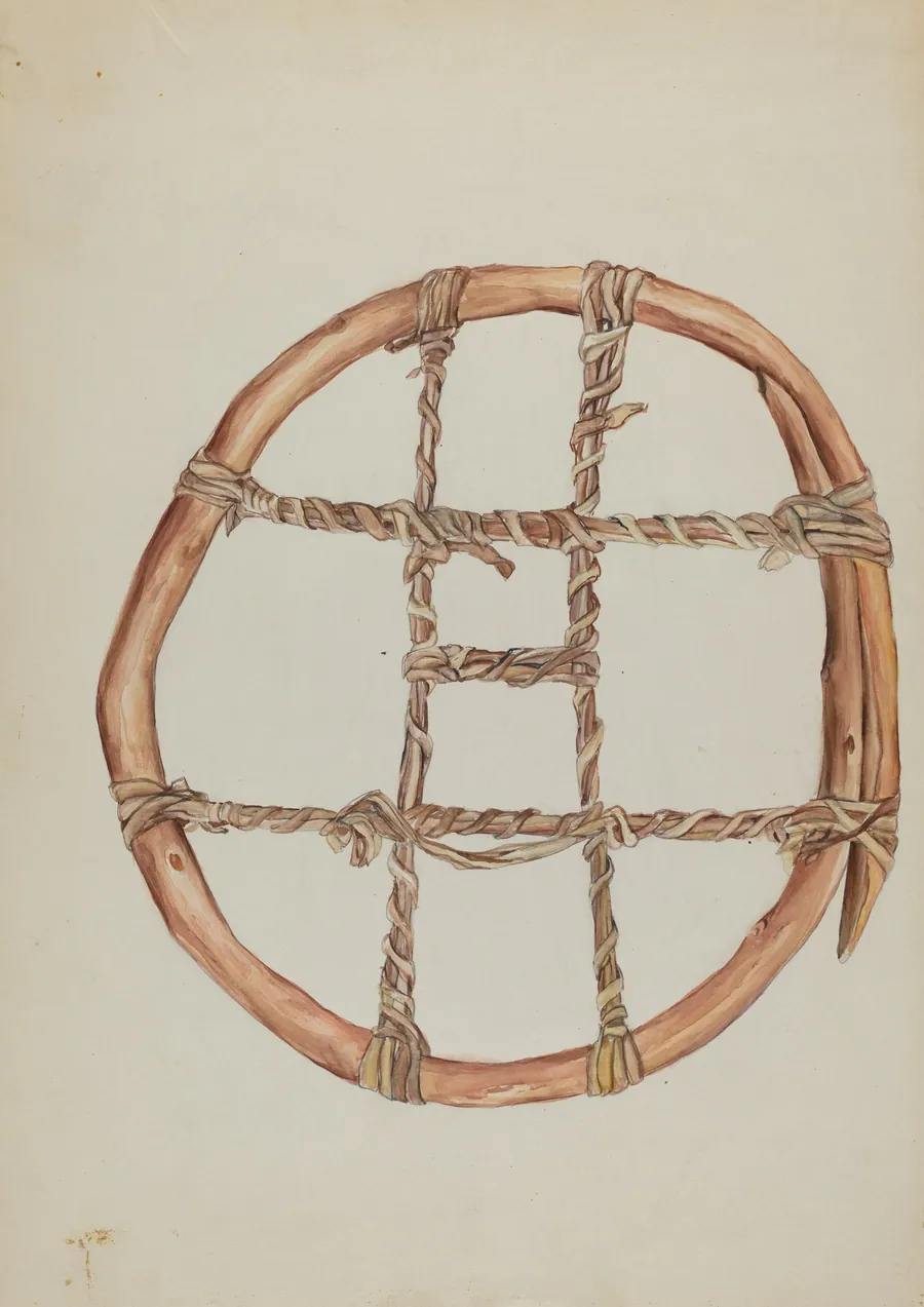 Indian Snow Shoe by Natalie Simon