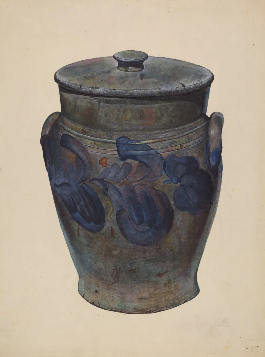 Gray Stone Jar by John Price