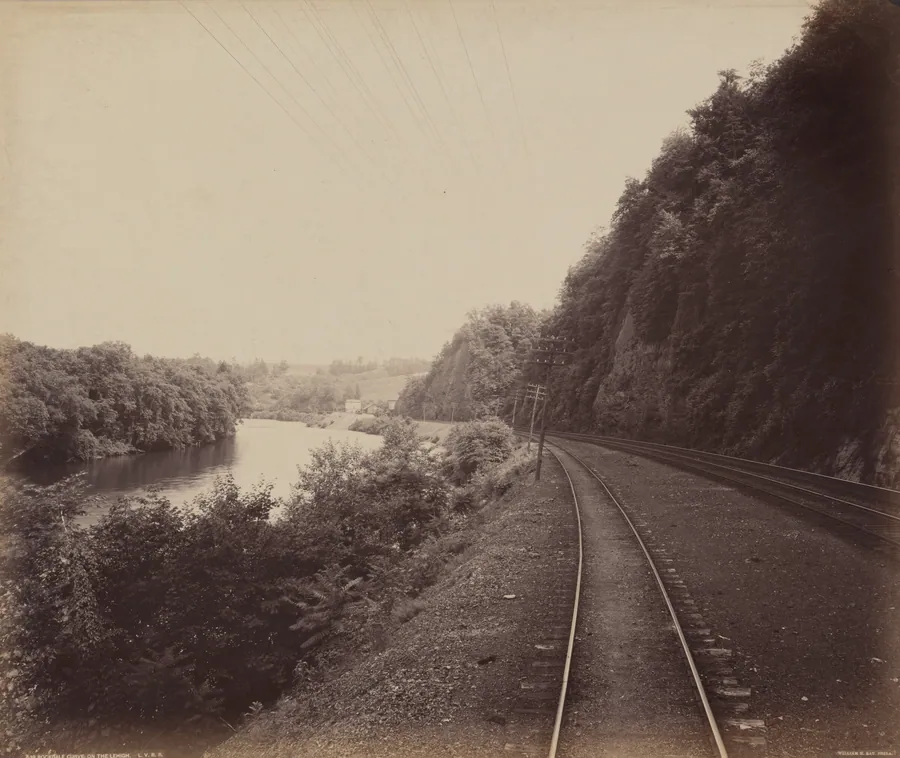 Rockdale Curve, On the Lehigh by William H. Rau