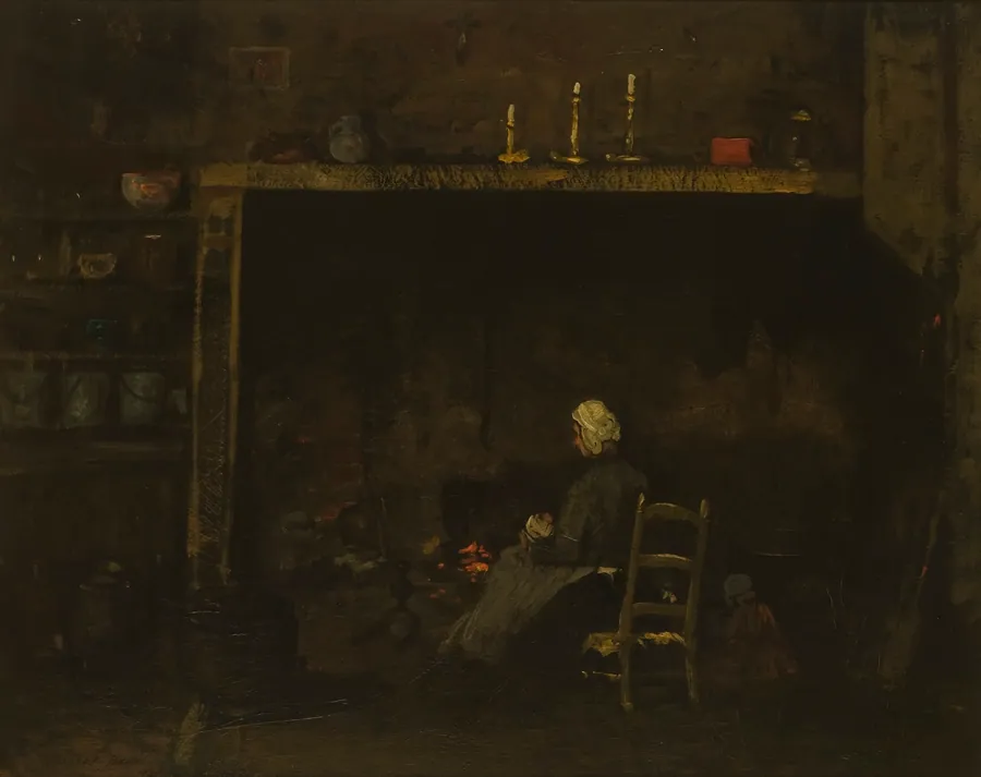 Normandy Interior by Robert Henri, American, b. Cincinnati, Ohio, 1865–1929