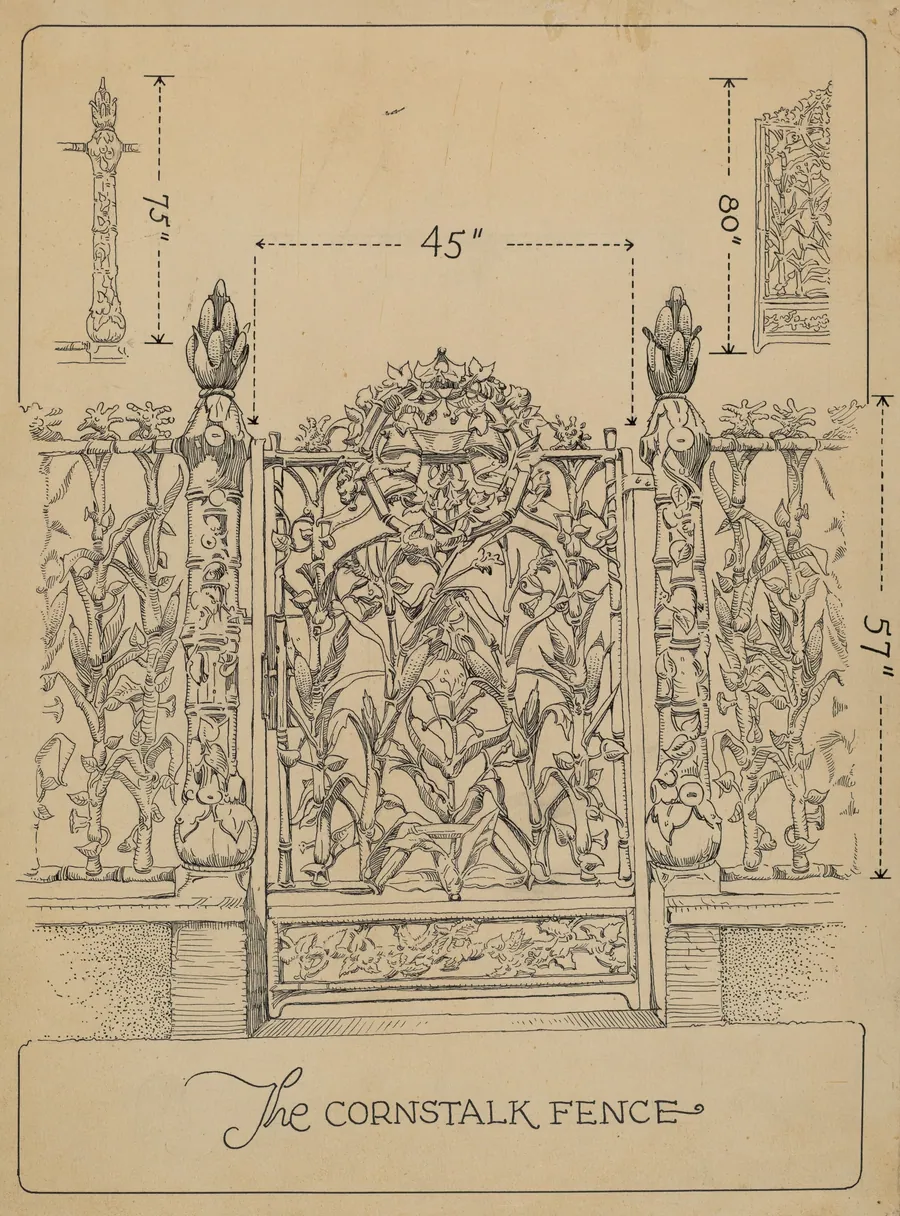 Cast Iron Gate and Fence by Thomas Byrne