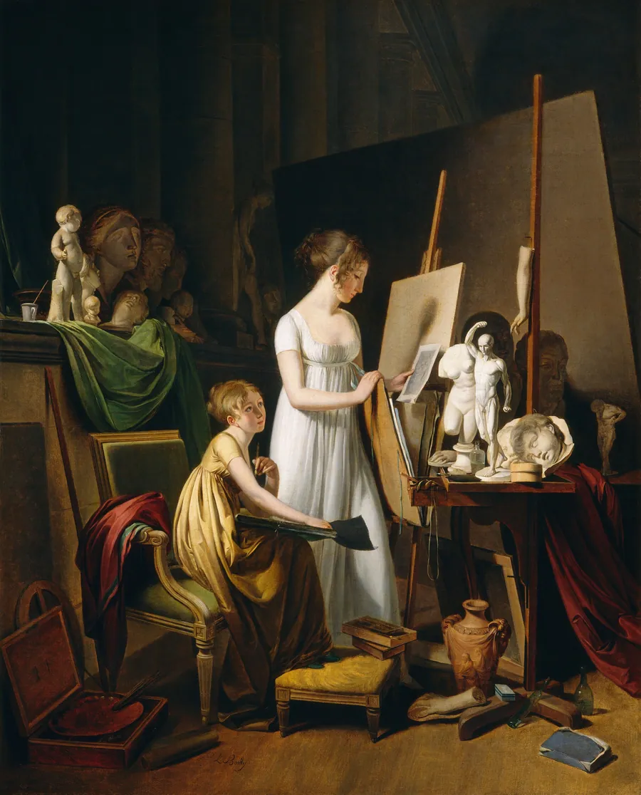 A Painter's Studio by Louis-Léopold Boilly