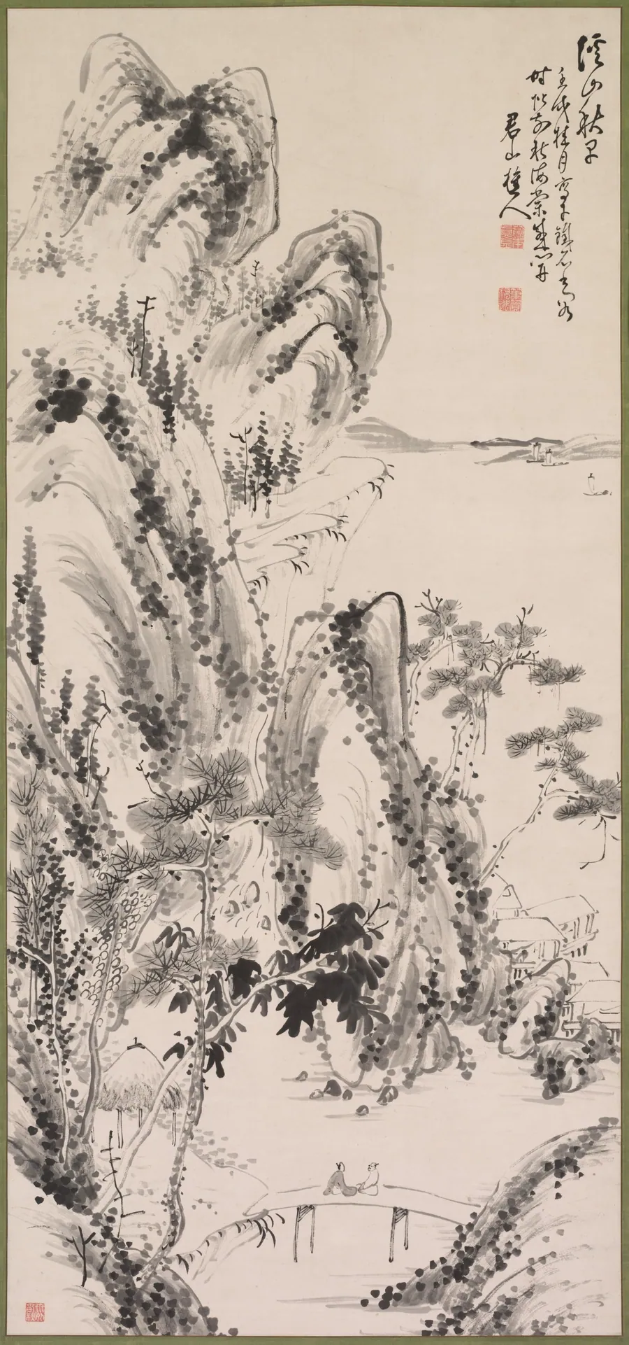 Autumn in a Mountain Valley by Fujimoto Tesseki